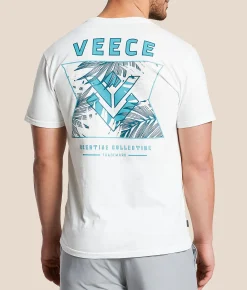 Veece Tropic Brush T-Shirt White Best