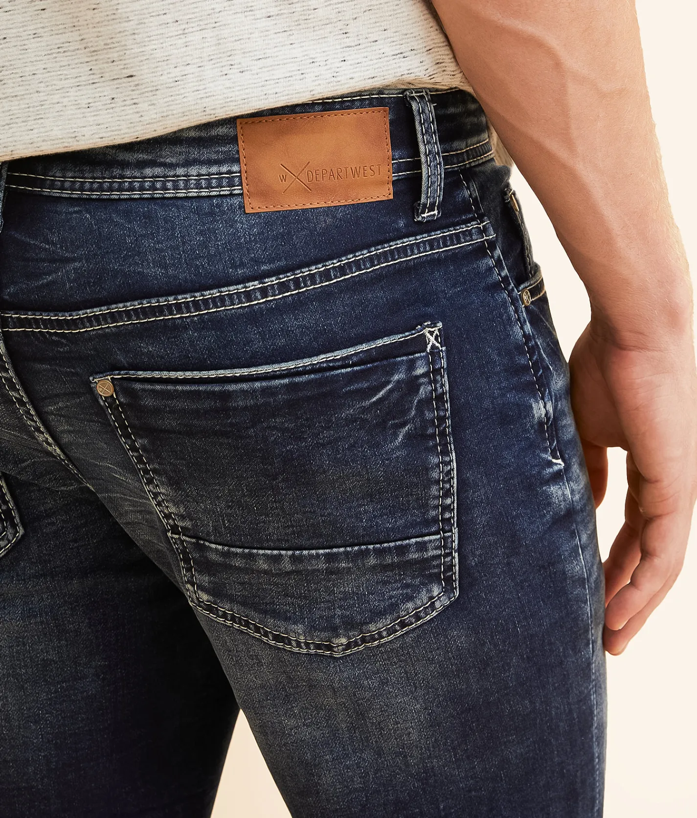 Jeans | Departwest Trouper Slim Straight Stretch Jean Gistola