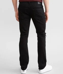 Bottoms|Jeans | Departwest Trouper Straight Stretch Jean Noir