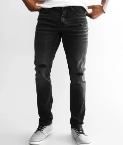 Departwest Trouper Straight Stretch Jean Washed Black Hot