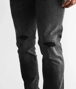 Departwest Trouper Straight Stretch Jean Washed Black Hot