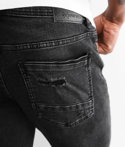 Departwest Trouper Straight Stretch Jean Washed Black Hot