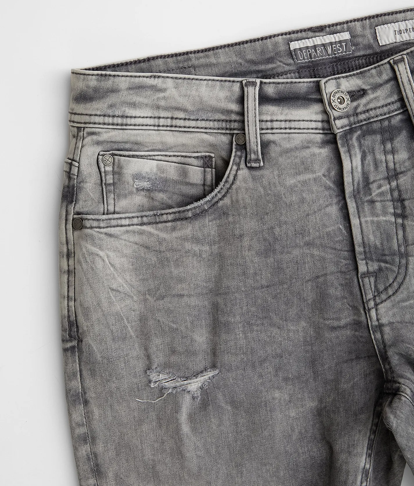 Departwest Trouper Straight Stretch Jean Washed Grey Sale