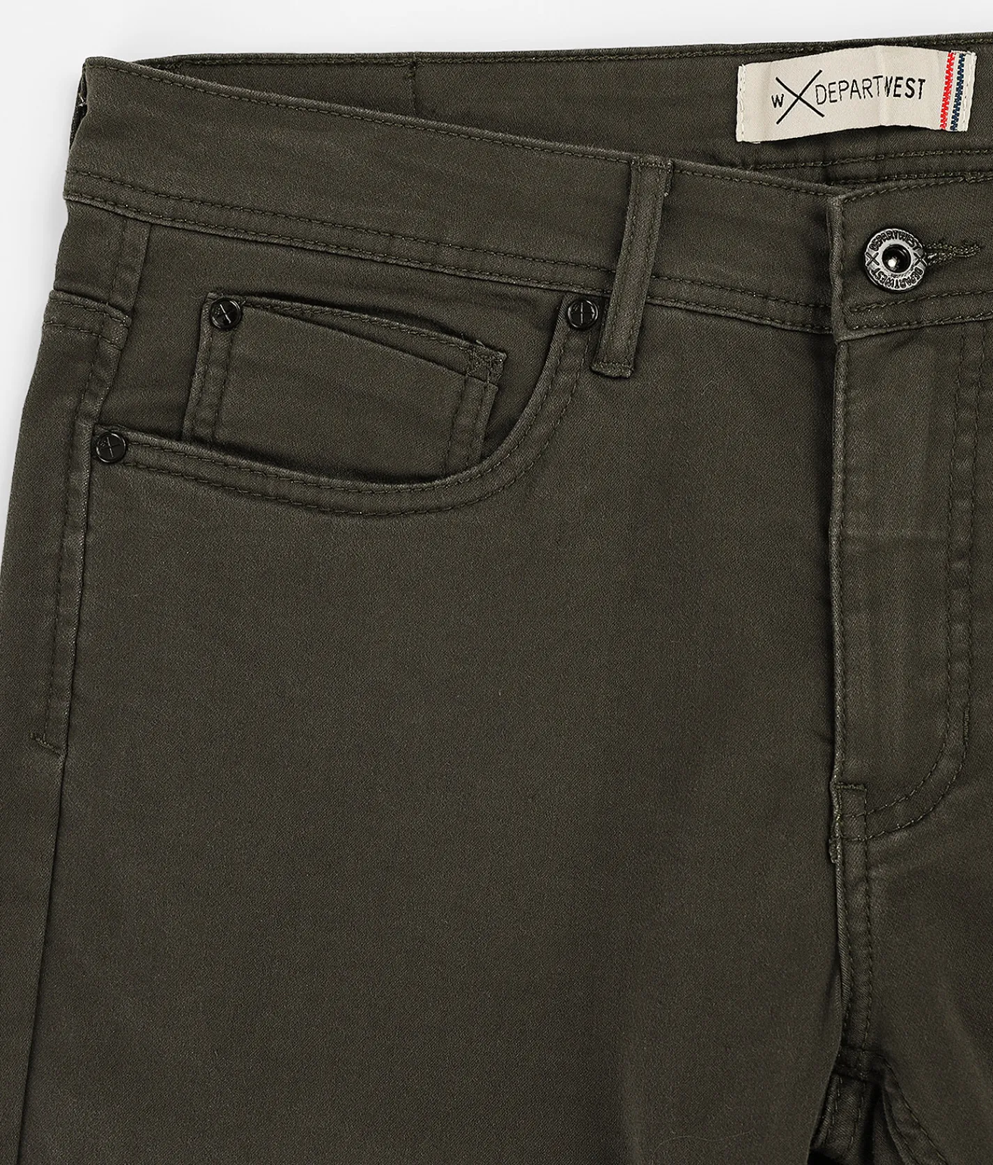 Departwest Trouper Straight Stretch Pant Olive New