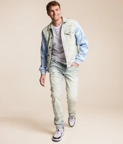 Tops|Coats & Jackets | Smoke Rise® Trucker Denim Jacket Brant Blue