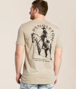 Graphic T-Shirts | Pendleton True As The West T-Shirt Tan