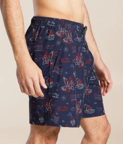 Howitzer True Blue Stretch Swim Trunks Obsidian Clearance