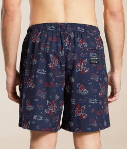 Howitzer True Blue Stretch Swim Trunks Obsidian Clearance