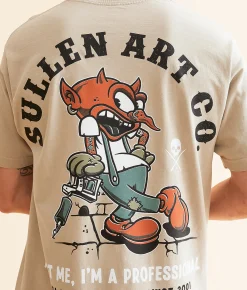 Graphic T-Shirts | Sullen Trust Me T-Shirt Chateau Grey