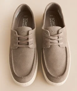 TOMS TRVL Light London Leather Shoe Dune Suede Sale