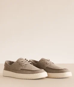 TOMS TRVL Light London Leather Shoe Dune Suede Sale