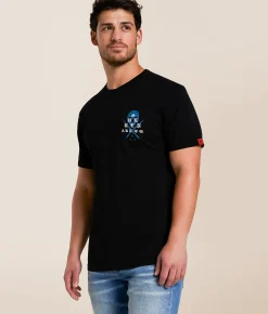 Tops|Graphic T-Shirts | Sullen Tubos Locos T-Shirt Jet Black