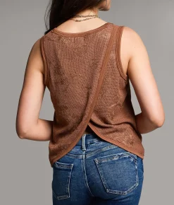 Tops | BKE Tulip Back Tank Top Cedar