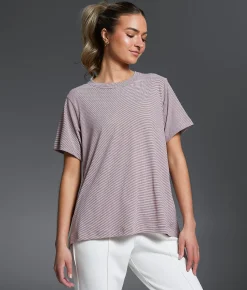 Buckle Black Tulip Back T-Shirt Rose Brown