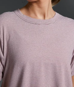 Buckle Black Tulip Back T-Shirt Rose Brown