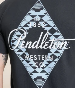 Tops|Graphic T-Shirts | Pendleton Tumalo Diamond T-Shirt Vintage Black