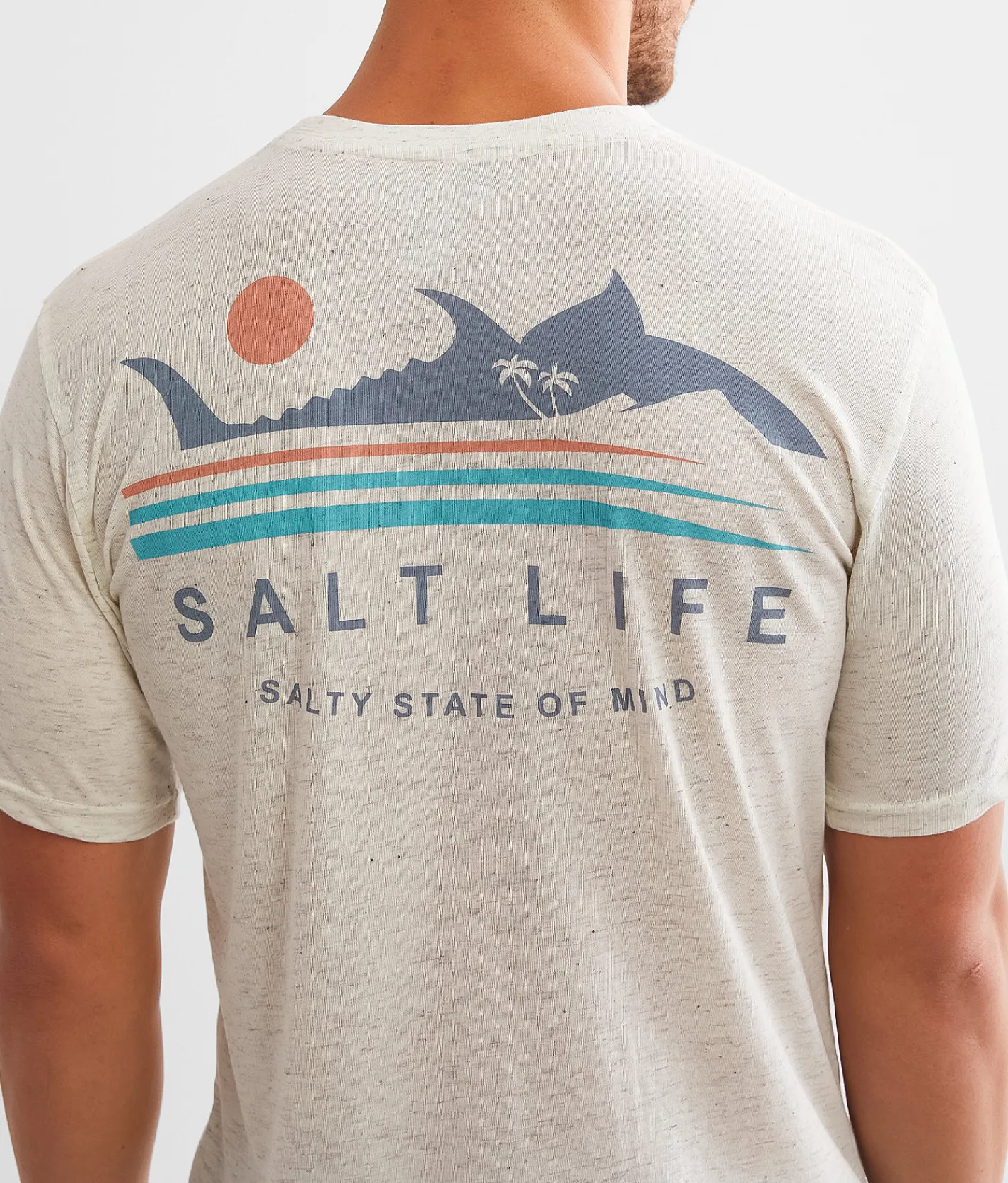 Graphic T-Shirts | Salt Life Tuna Island T-Shirt Chalk
