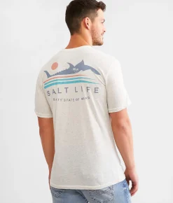 Graphic T-Shirts | Salt Life Tuna Island T-Shirt Chalk