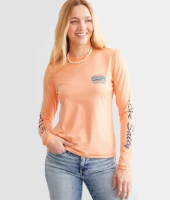 Salt Life Tuna Tribe Performance T-Shirt Grapefruit Heather Outlet