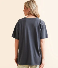Bravado Tupac Oversized T-Shirt Slate Blue