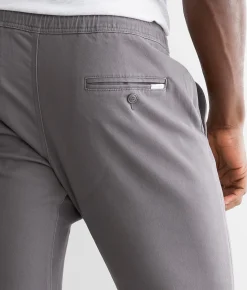 Departwest Twill Jogger Stretch Pant Light Grey Outlet