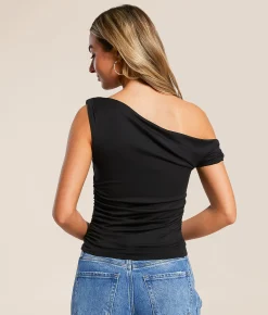 Tops | Willow & Root Twisted Off The Shoulder Tank Top Bittersweet