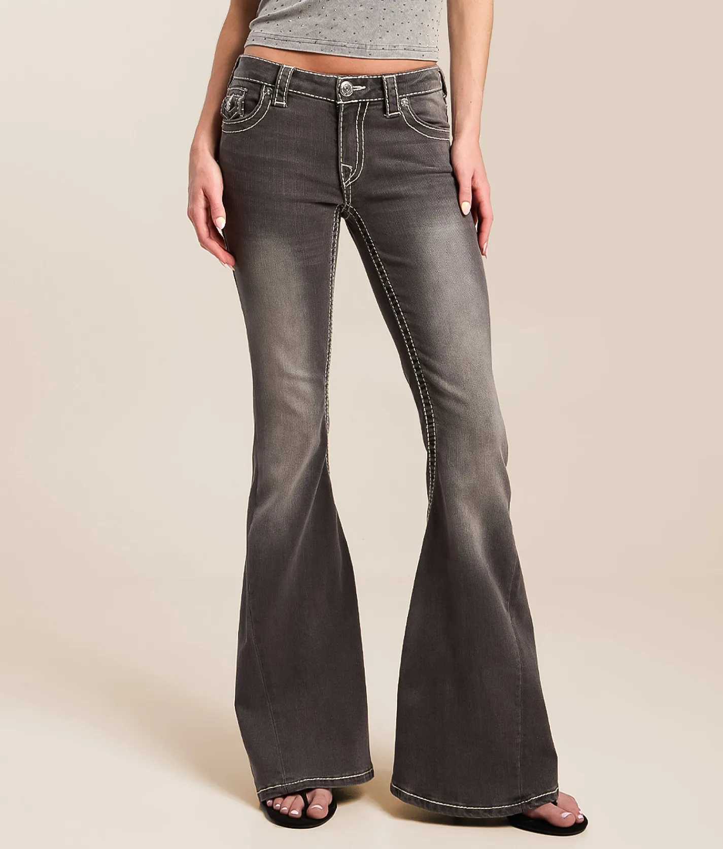 Jeans|Bottoms | True Religion Twisted Super Flare Stretch Jean Tranquil Dream