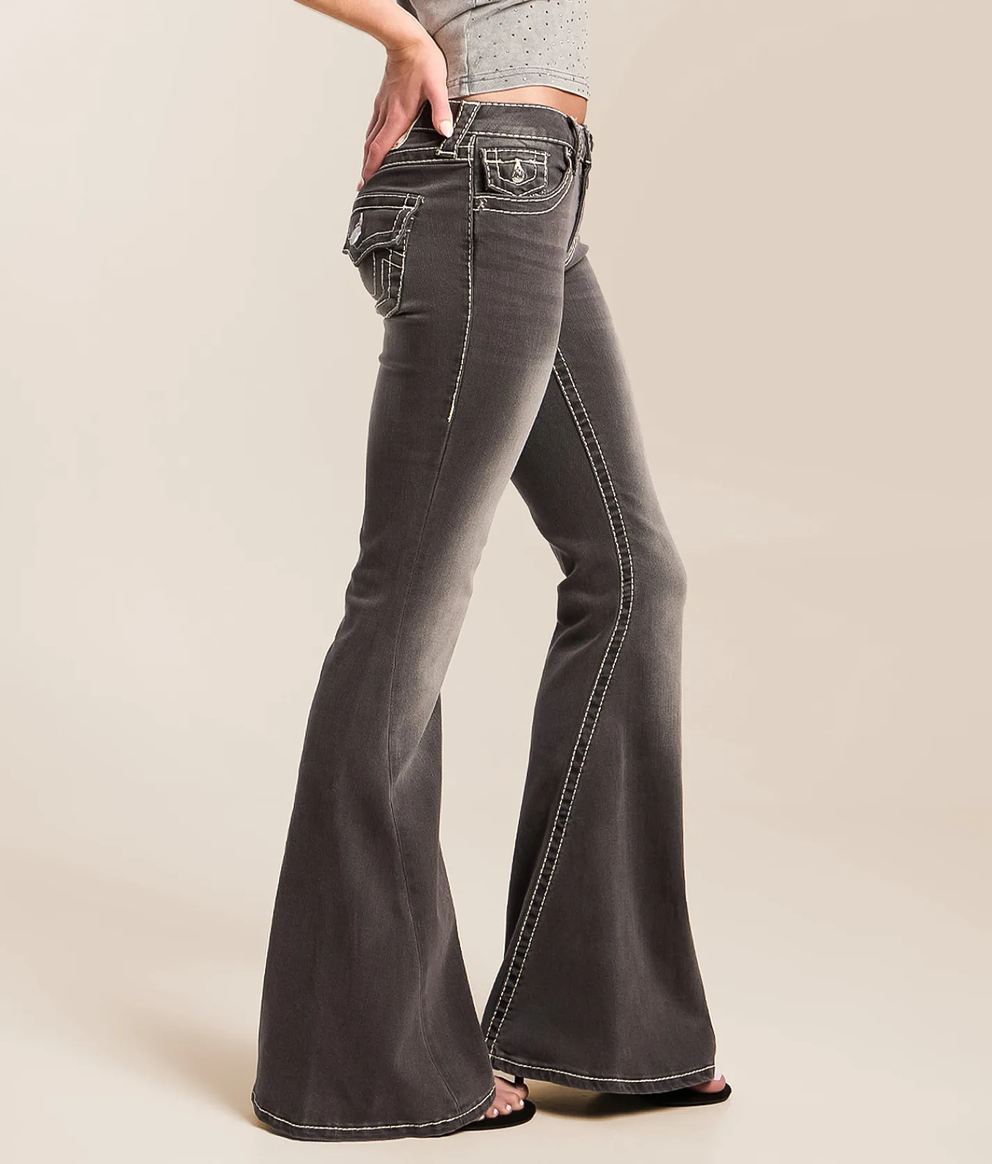 Jeans|Bottoms | True Religion Twisted Super Flare Stretch Jean Tranquil Dream
