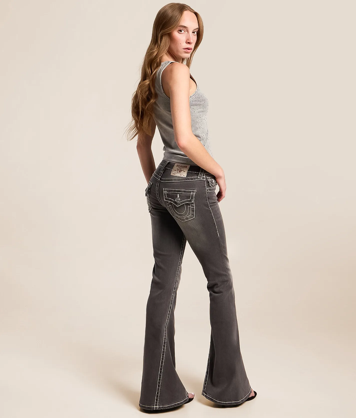 Jeans|Bottoms | True Religion Twisted Super Flare Stretch Jean Tranquil Dream