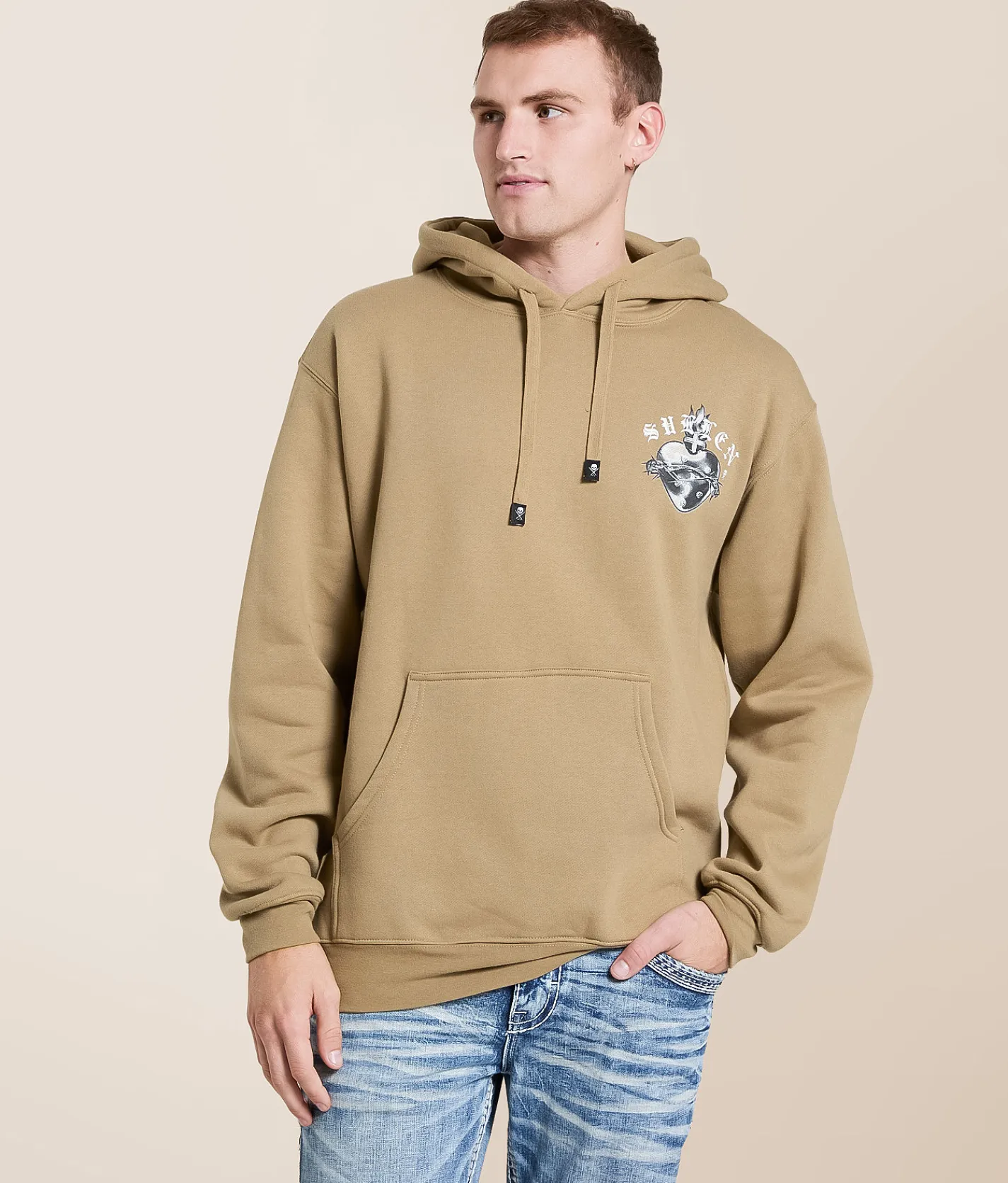Tops | Sullen Two Face Hooded Sweatshirt Fallen Rock