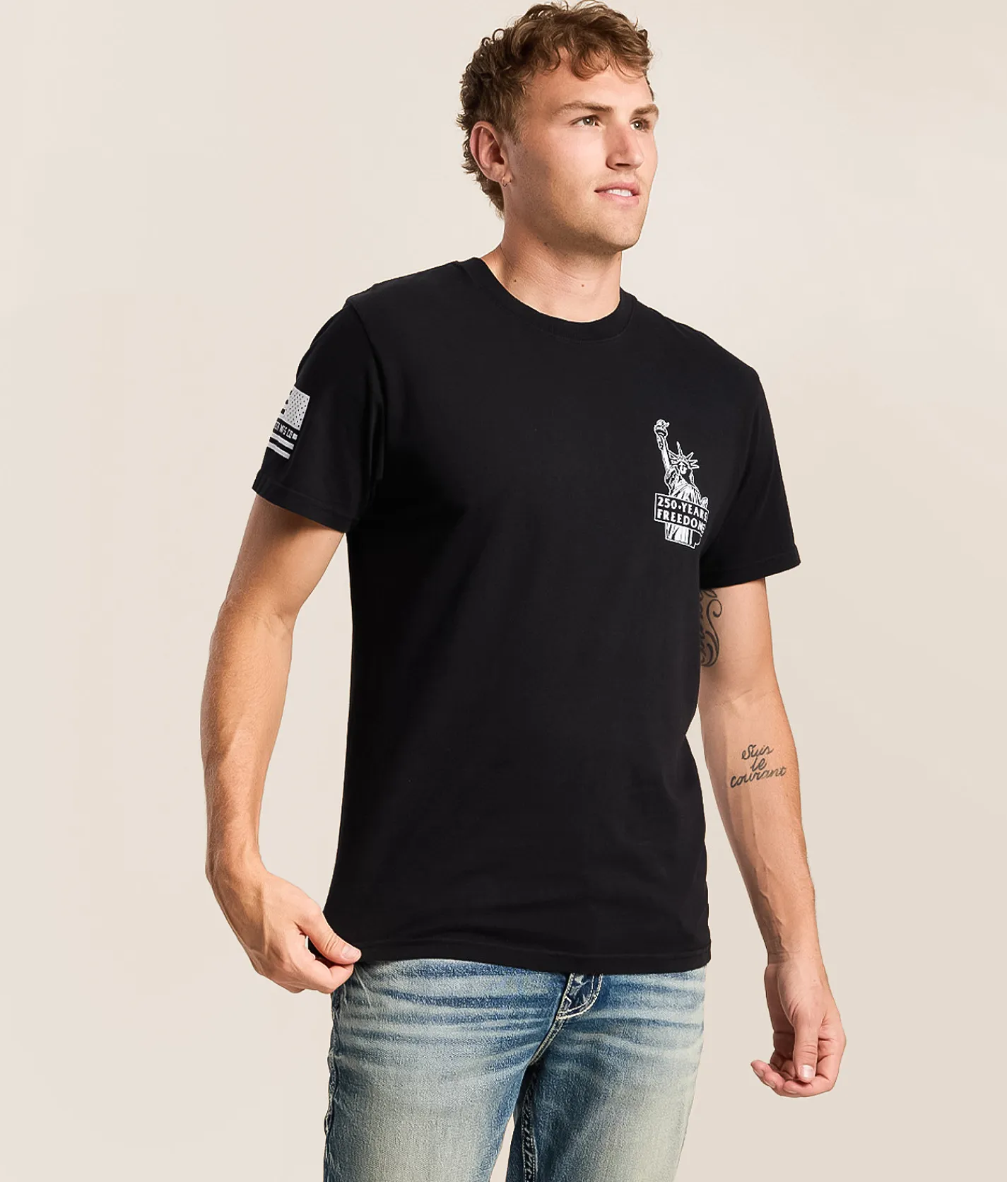 Tops|Graphic T-Shirts | Howitzer Two Fifty T-Shirt Black