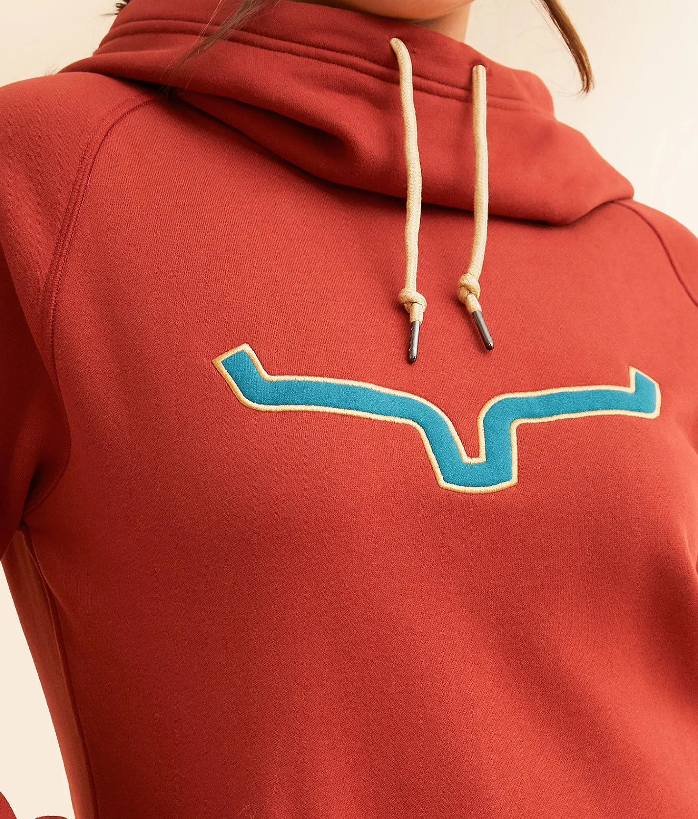 Kimes Ranch Two Scoops Hooded Sweatshirt Rust Red Best