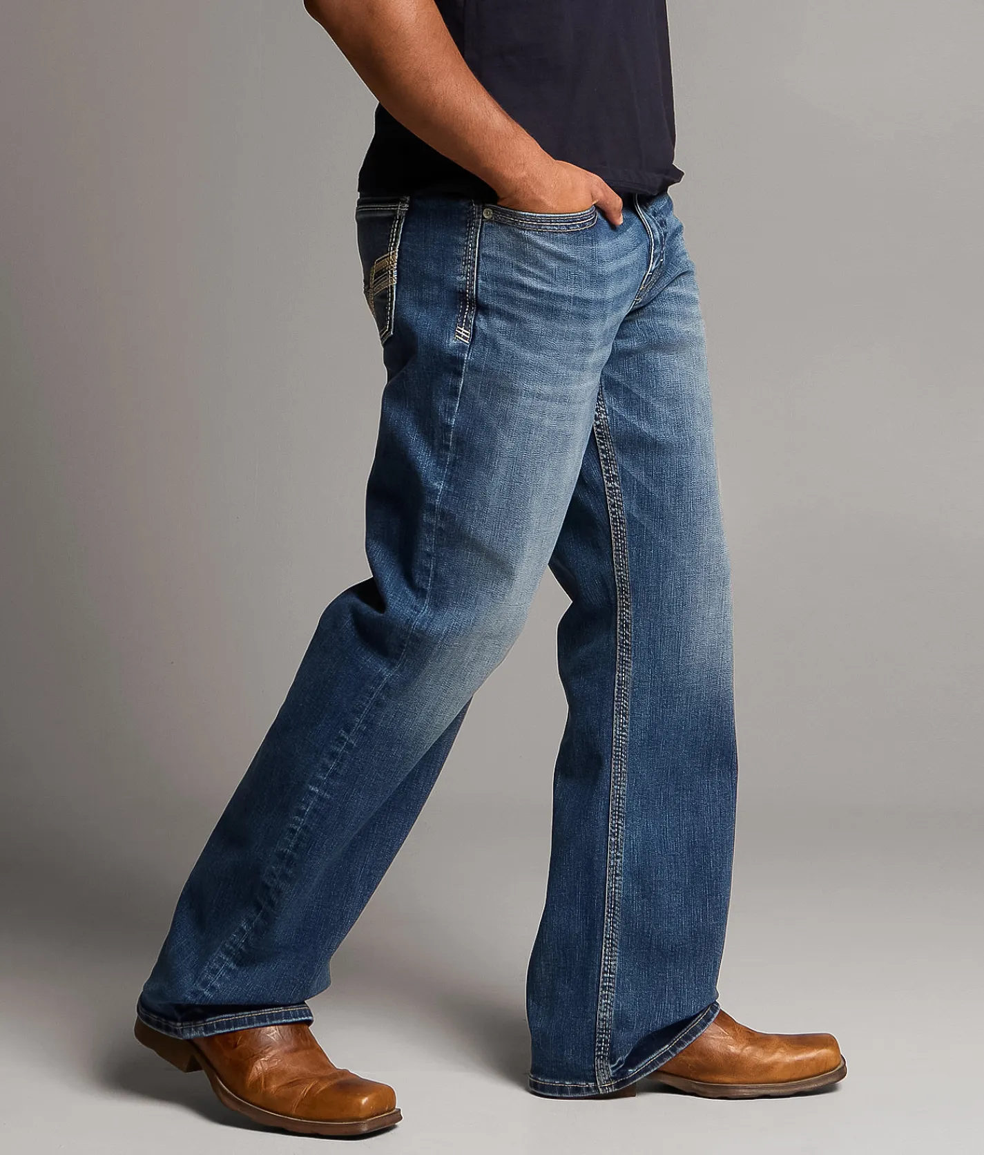 BKE Tyler Boot Stretch Jean Monstera Hot