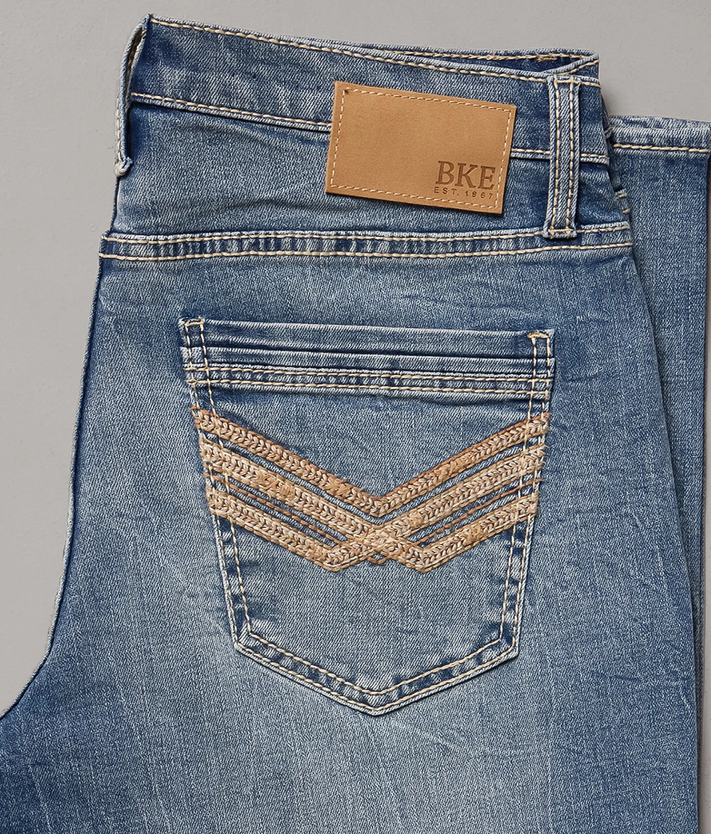 BKE Tyler Boot Stretch Jean Brioche Hot