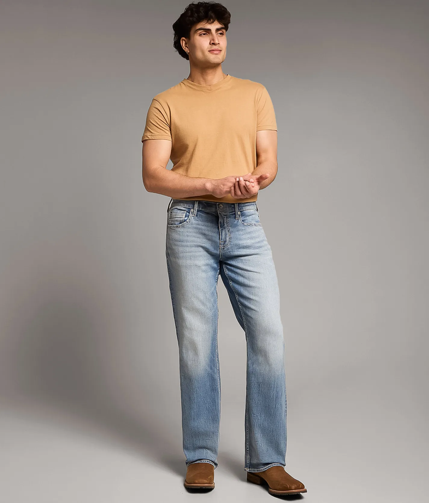 BKE Tyler Boot Stretch Jean Brioche Hot