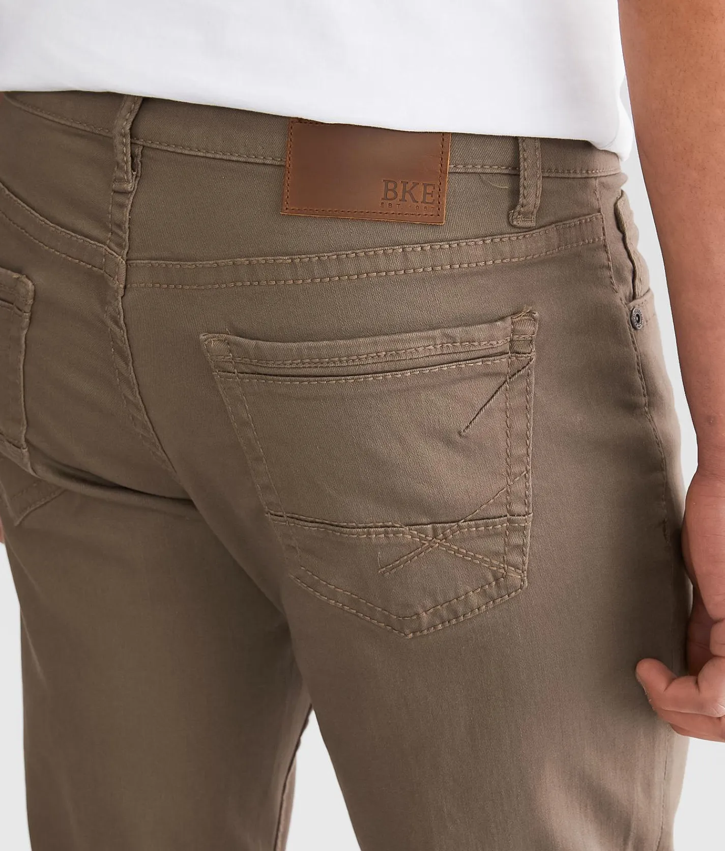 Bottoms | BKE Tyler Stretch Pant Dark Taupe 3