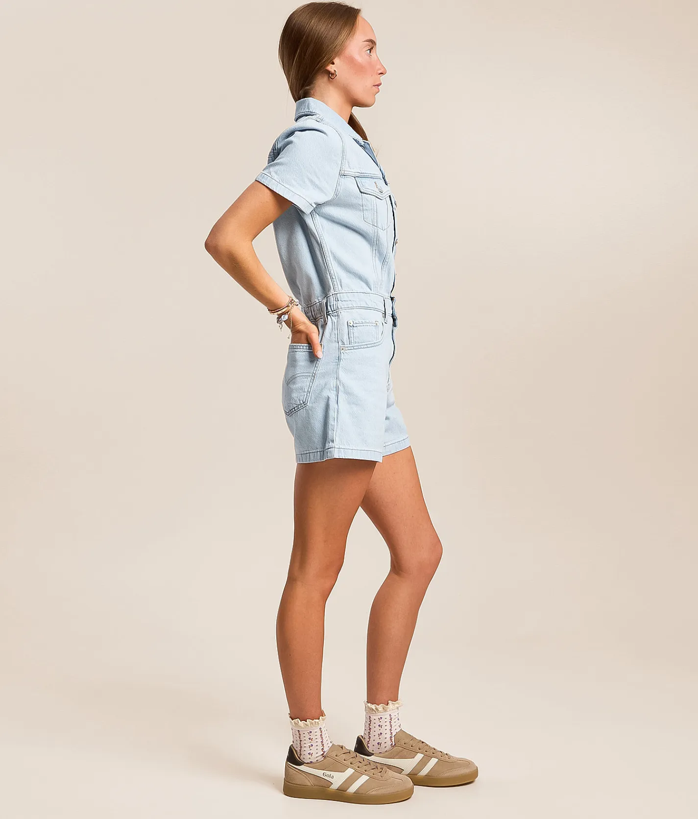 Levi's® Type 3 Denim Romper Always Going to Change New