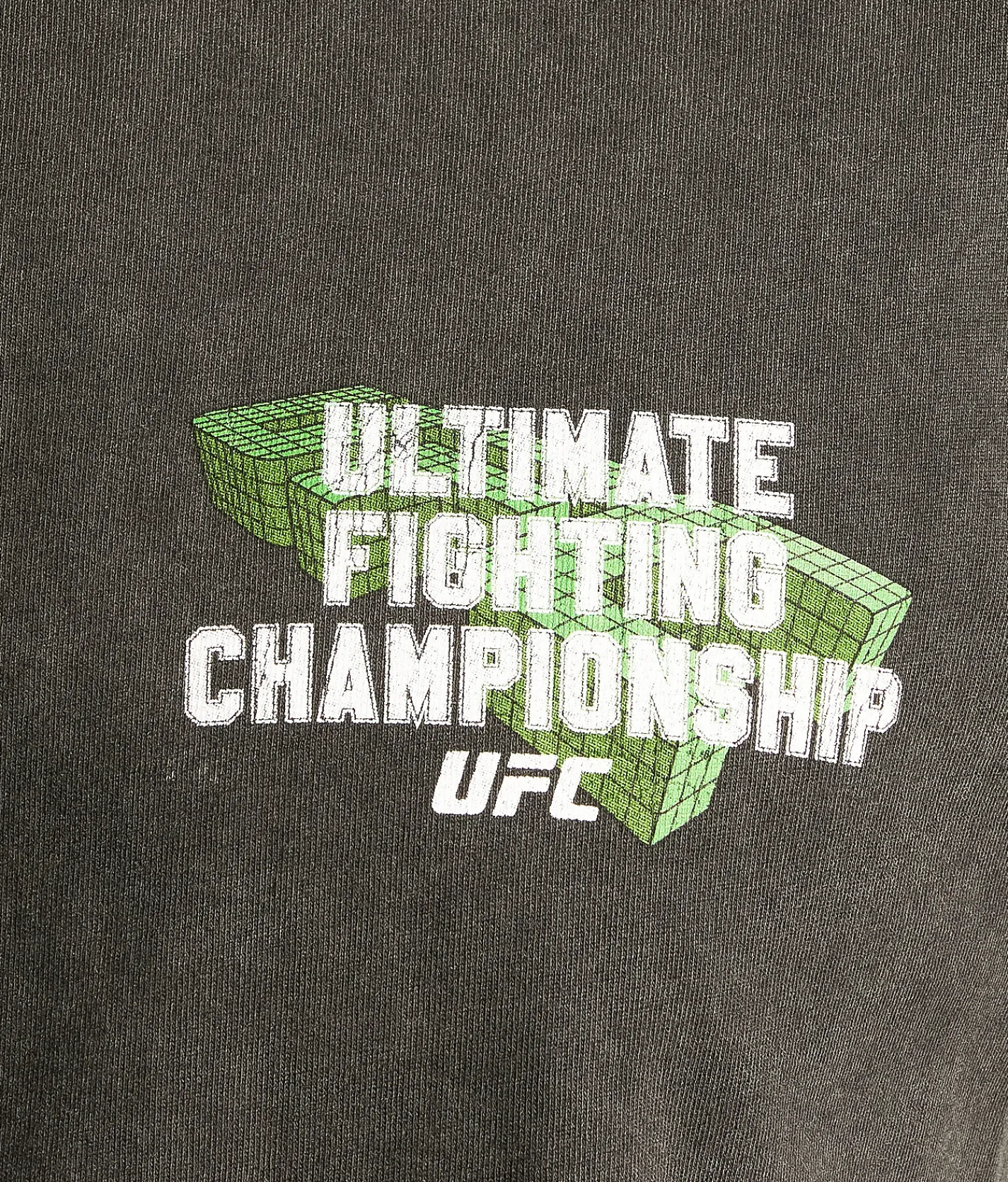 ID Supply Co. UFC Ringside Lights T-Shirt Washed Black New