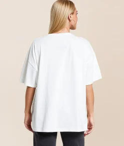 Gameday SOCIAL® UGA Bulldogs Oversized T-Shirt White New