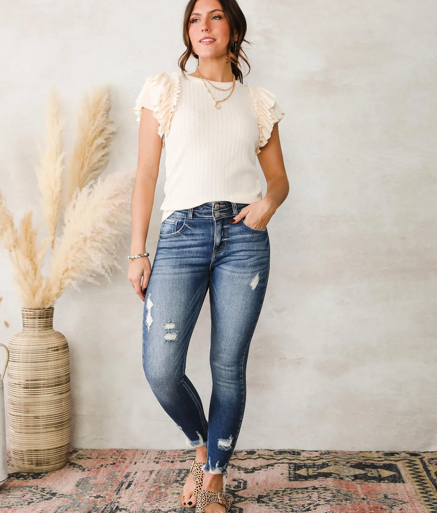 KanCan Signature Ultra High Rise Ankle Skinny Jean Amanda Best