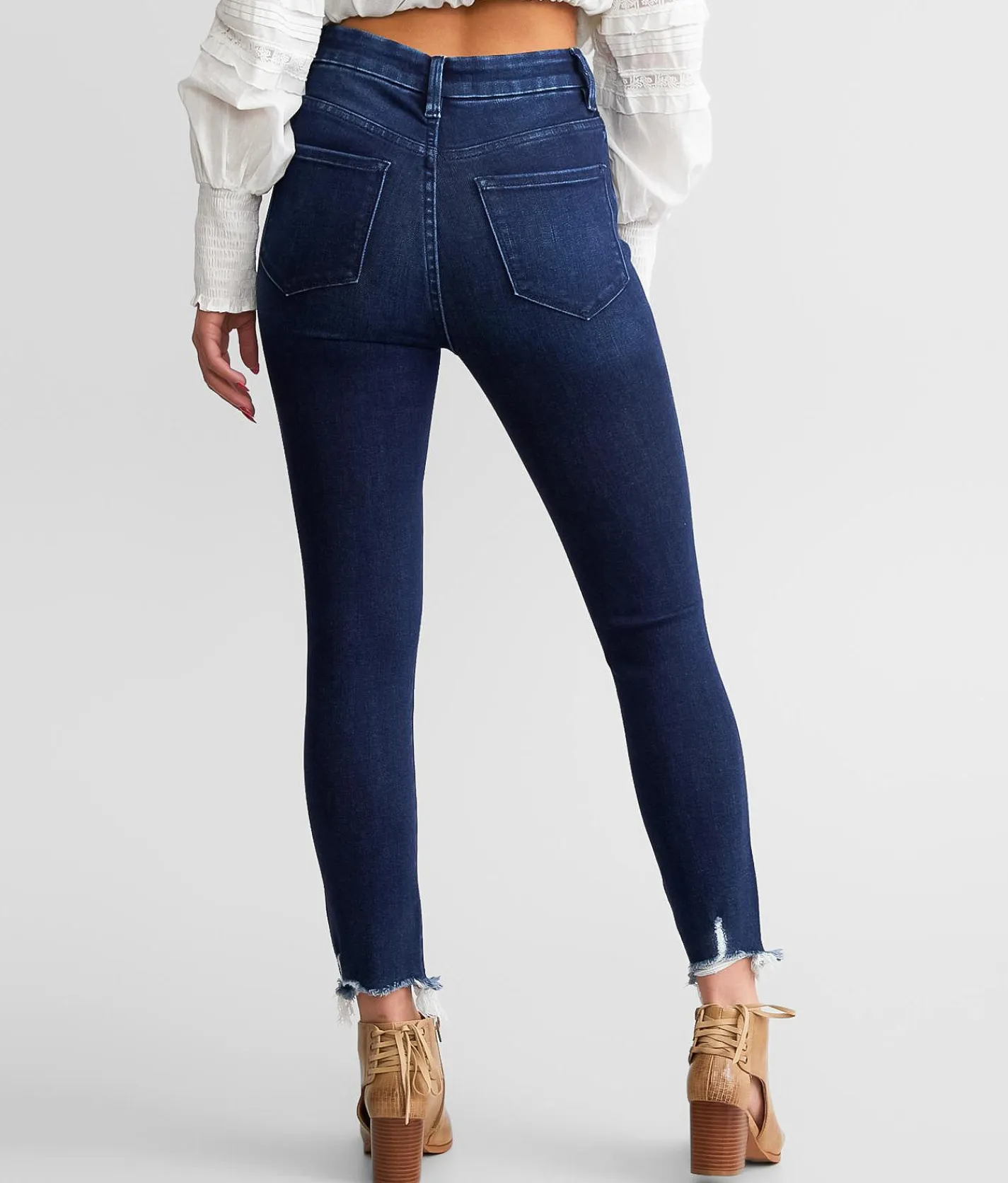 Flying Monkey Ultra High Rise Ankle Skinny Stretch Jean Passionate Clearance