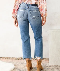 Flying Monkey Ultra High Rise Ankle Straight Jean Lolita