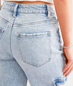 Jeans|Sale Jeans | Flying Monkey Ultra High Rise Cargo Stretch Jean Paulette