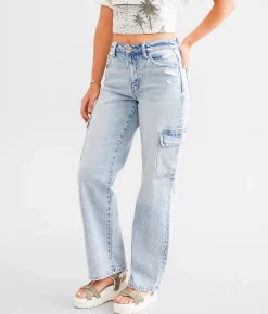 Jeans|Sale Jeans | Flying Monkey Ultra High Rise Cargo Stretch Jean Paulette