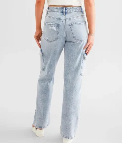 Jeans|Sale Jeans | Flying Monkey Ultra High Rise Cargo Stretch Jean Paulette