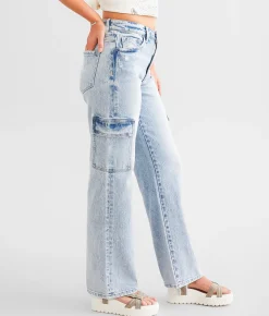 Jeans|Sale Jeans | Flying Monkey Ultra High Rise Cargo Stretch Jean Paulette