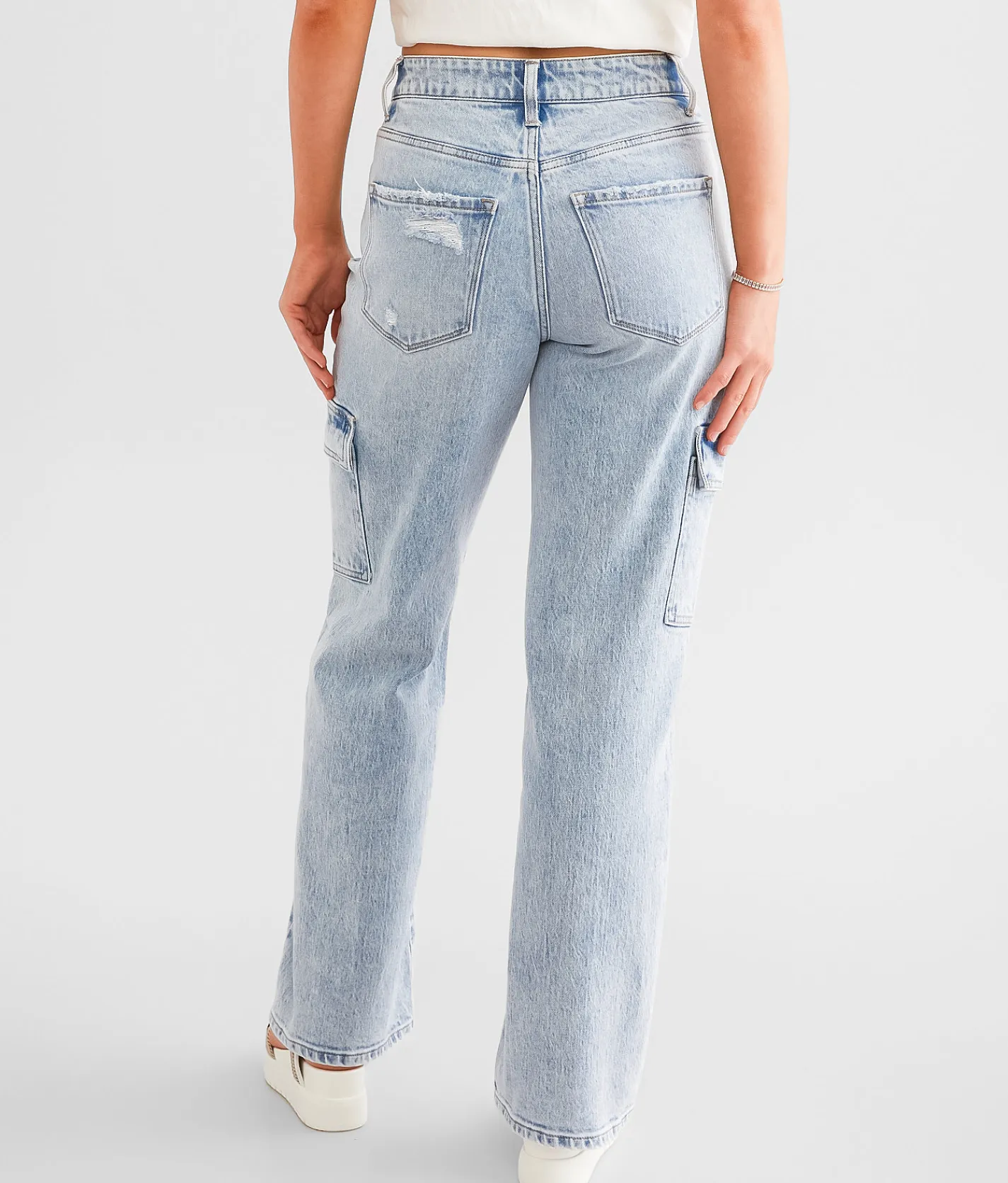 Flying Monkey Ultra High Rise Cargo Stretch Jean Paulette Clearance