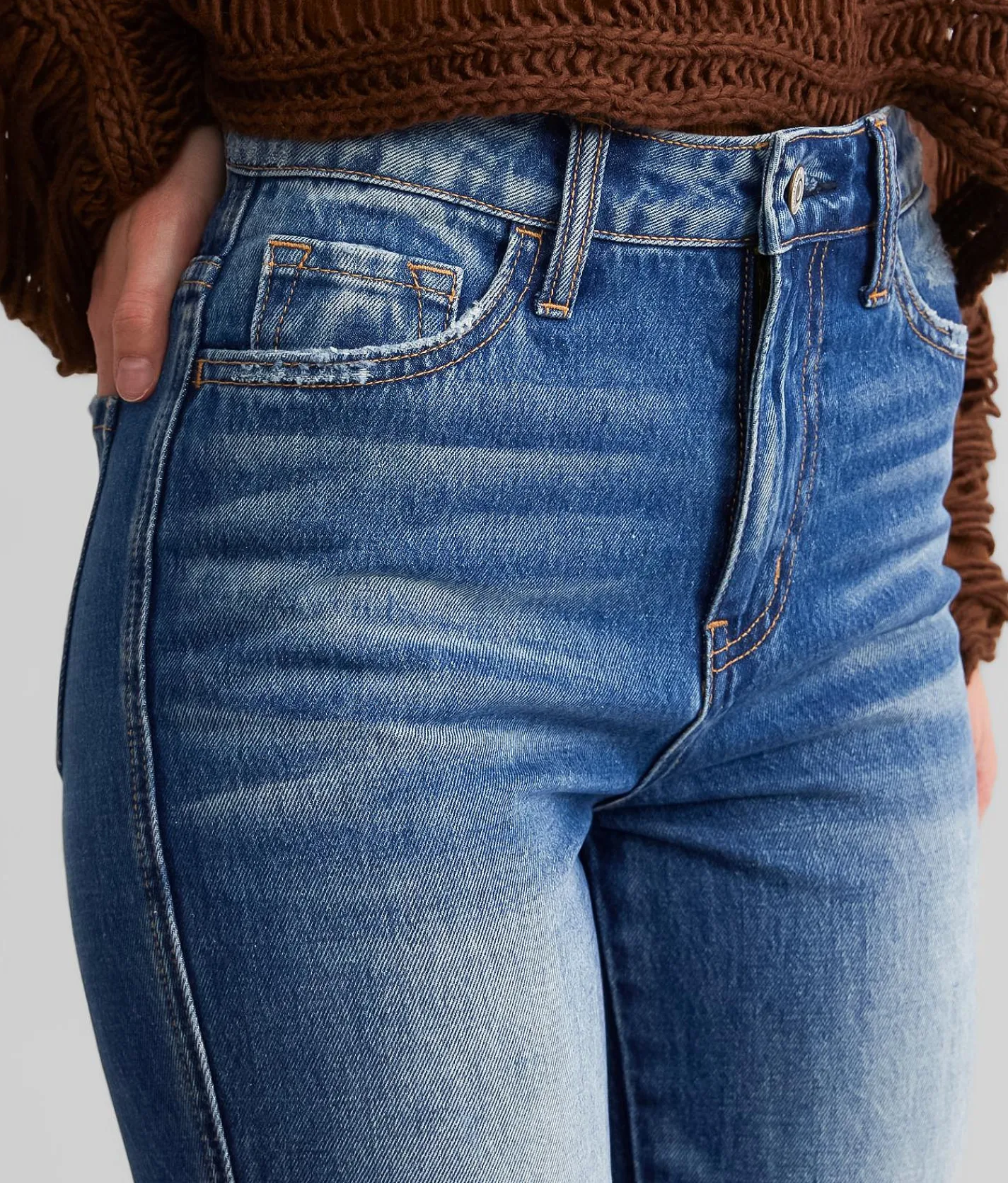 Jeans|Bottoms | Flying Monkey Ultra High Rise Cropped Straight Jean Wellbeing