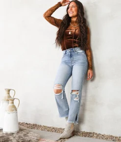 Flying Monkey Ultra High Rise Straight Jean Taylor Sale