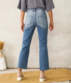 Flying Monkey Ultra High Rise Straight Jean On A World